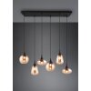 Suspension Trio Lumina Noir, 6 lumières