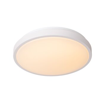 Plafonnier Lucide DASHER LED Blanc, 1 lumière, Détecteur de mouvement