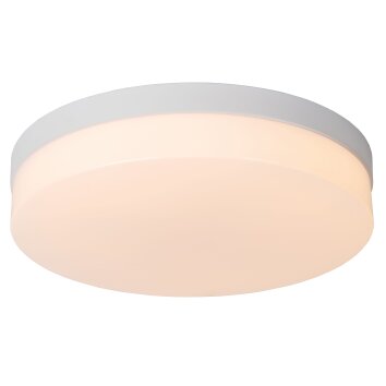 Plafonnier Lucide BISKIT LED Blanc, 1 lumière, Détecteur de mouvement