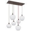 Suspension Globo MAXY Moka, 6 lumières