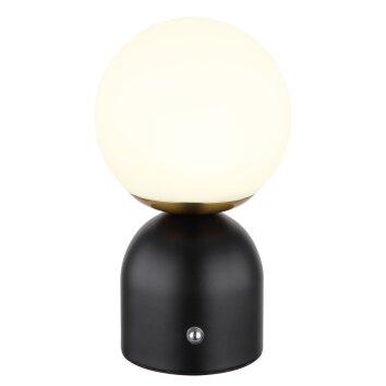 Lampe de table Globo JULSY LED Noir, 1 lumière