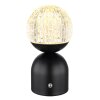 Lampe de table Globo JULSY LED Noir, 1 lumière