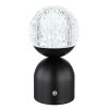 Lampe de table Globo JULSY LED Noir, 1 lumière