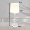 Lampe de table Globo LUNKI LED Blanc, 1 lumière