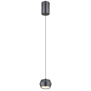 Suspension Globo MARTHY LED Gris, 1 lumière