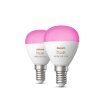 Philips Hue Set de 2 E14 LED 5,1 Watt 4000 Kelvin 470 Lumen