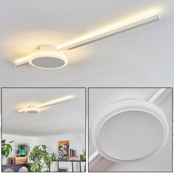 Plafonnier Amdal LED Blanc, 2 lumières