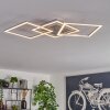 Plafonnier Obo LED Titane, 1 lumière