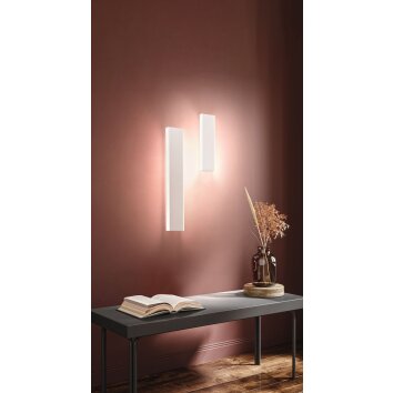 Applique murale Fischer & Honsel Muur LED Blanc, 1 lumière