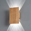 Applique murale Fischer & Honsel SHINE-WOOD LED Écru, 4 lumières