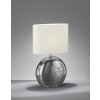 Lampe de table Fischer & Honsel Chambery Nickel mat, 1 lumière