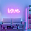 Luminaire déco Leuchten-Direkt NEON-LOVE LED Rose, 1 lumière