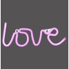 Luminaire déco Leuchten-Direkt NEON-LOVE LED Rose, 1 lumière