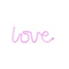 Luminaire déco Leuchten-Direkt NEON-LOVE LED Rose, 1 lumière