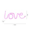 Luminaire déco Leuchten-Direkt NEON-LOVE LED Rose, 1 lumière