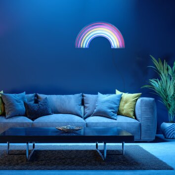 Luminaire déco Leuchten-Direkt NEON-RAINBOW LED Multicolore, 1 lumière