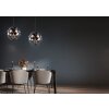 Suspension Trio Discalgo Noir, 6 lumières