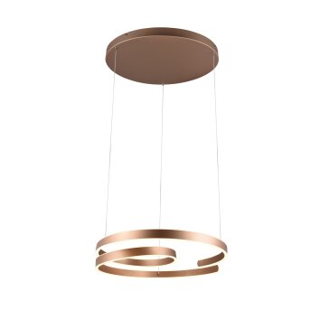 Suspension Trio Marnie LED Brun, 1 lumière