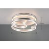 Plafonnier Trio Marnie LED Aluminium brossé, 1 lumière