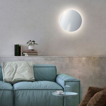 Applique murale Paul Neuhaus AKKU PUNTUA LED Blanc, 1 lumière, Télécommandes