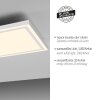 Plafonnier Leuchten-Direkt BEDGING LED Blanc, 1 lumière