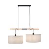 Suspension Leuchten-Direkt GREEN SOFIE Écru, Noir, 2 lumières