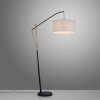 Lampadaire Leuchten-Direkt GREEN SOFIE Écru, Noir, 1 lumière