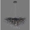 Lustre Paul Neuhaus ICICLE Noir, 10 lumières