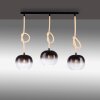 Suspension Paul Neuhaus LUMA Noir, 3 lumières