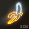 Luminaire déco Leuchten-Direkt NEON-BANANE LED Jaune, Blanc, 1 lumière