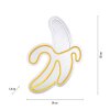 Luminaire déco Leuchten-Direkt NEON-BANANE LED Jaune, Blanc, 1 lumière