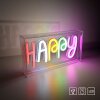 Luminaire déco Leuchten-Direkt NEON-HAPPY LED Transparent, 1 lumière