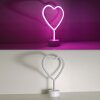 Luminaire déco Leuchten-Direkt NEON-HERZ LED Rose, 1 lumière