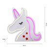 Luminaire déco Leuchten-Direkt NEON-UNICORN LED Transparent, 1 lumière