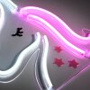 Luminaire déco Leuchten-Direkt NEON-UNICORN LED Transparent, 1 lumière