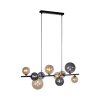 Suspension Paul Neuhaus POPSICLE LED Noir, 10 lumières