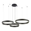 Suspension Paul Neuhaus SCULLI LED Noir, 2 lumières