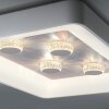 Plafonnier Leuchten-Direkt VERTIGO LED Blanc, 1 lumière, Télécommandes