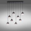 Suspension Leuchten-Direkt ZEA Noir, 8 lumières