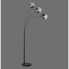 Lampadaire Leuchten-Direkt ZEA Noir, 3 lumières