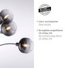 Lampadaire Leuchten-Direkt ZEA Noir, 3 lumières