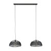 Suspension Maze Anthracite, 2 lumières