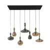 Suspension Karaf Anthracite, 7 lumières