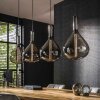 Suspension Drop Anthracite, 4 lumières