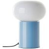 Lampe de table Brilliant Daeny Bleu, 1 lumière