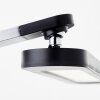 Lampe de table Brilliant Officehero LED Noir, 1 lumière