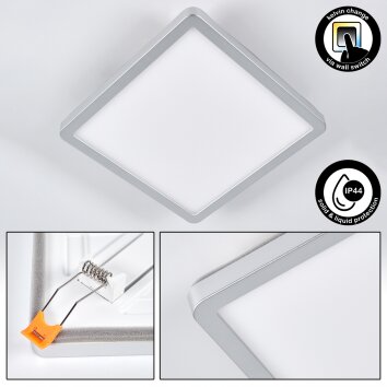 Spot encastrable Pawcatuck LED Chrome, Blanc, 1 lumière