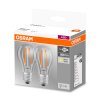 Lot de 2 Osram LED E27 6 Watt 2700 Kelvin 806 Lumen