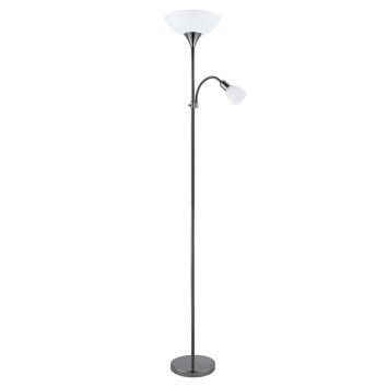 Lampadaire Eglo UP 2 Nickel mat, 2 lumières