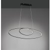 Suspension Trio Leuchten AVUS LED Noir, 1 lumière